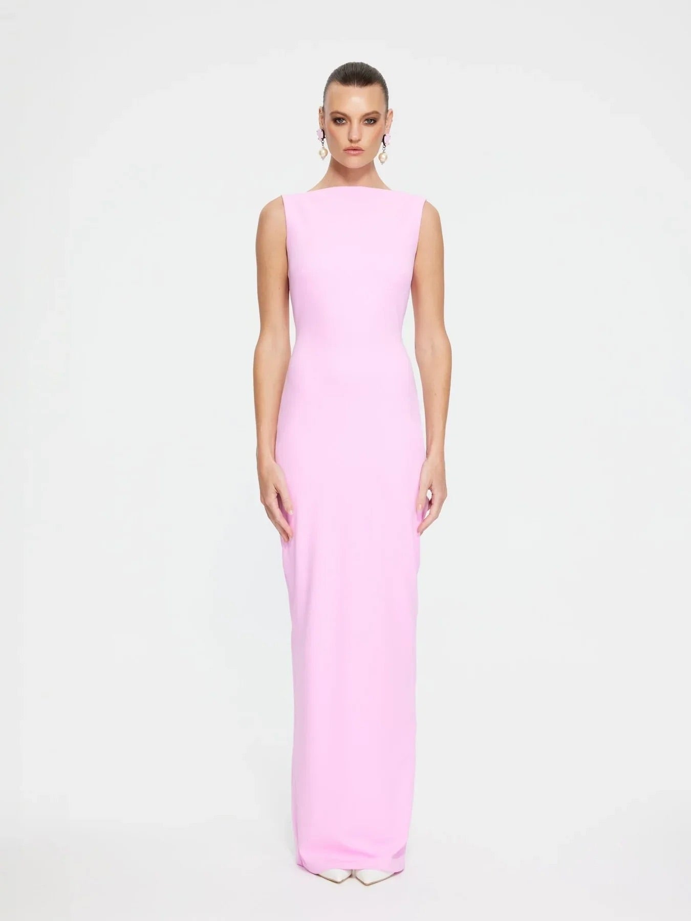 Effie Kats Verona Gown Taffy Pink Dress 
