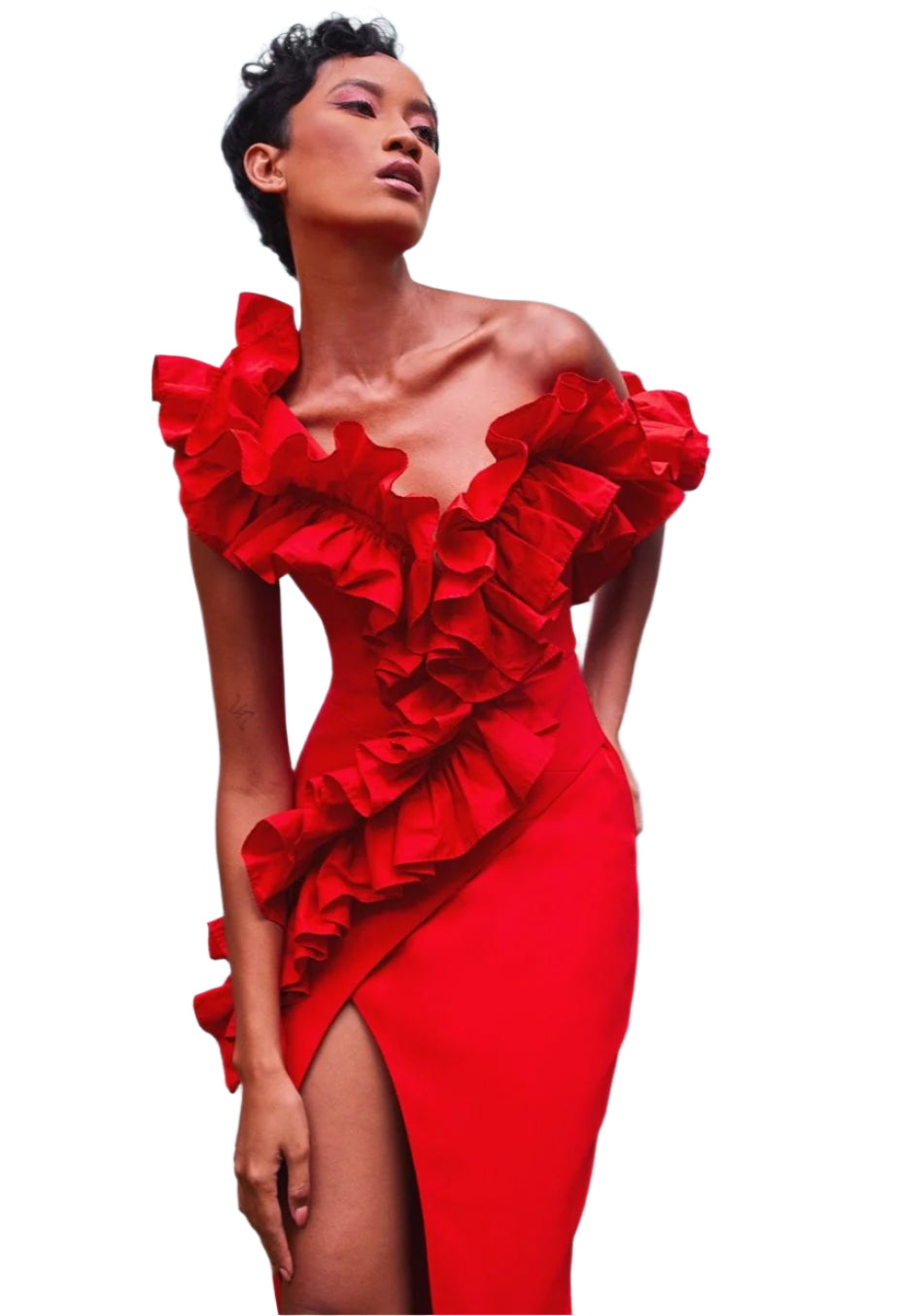eliya the label red dress Eliya The Label Riley Dress