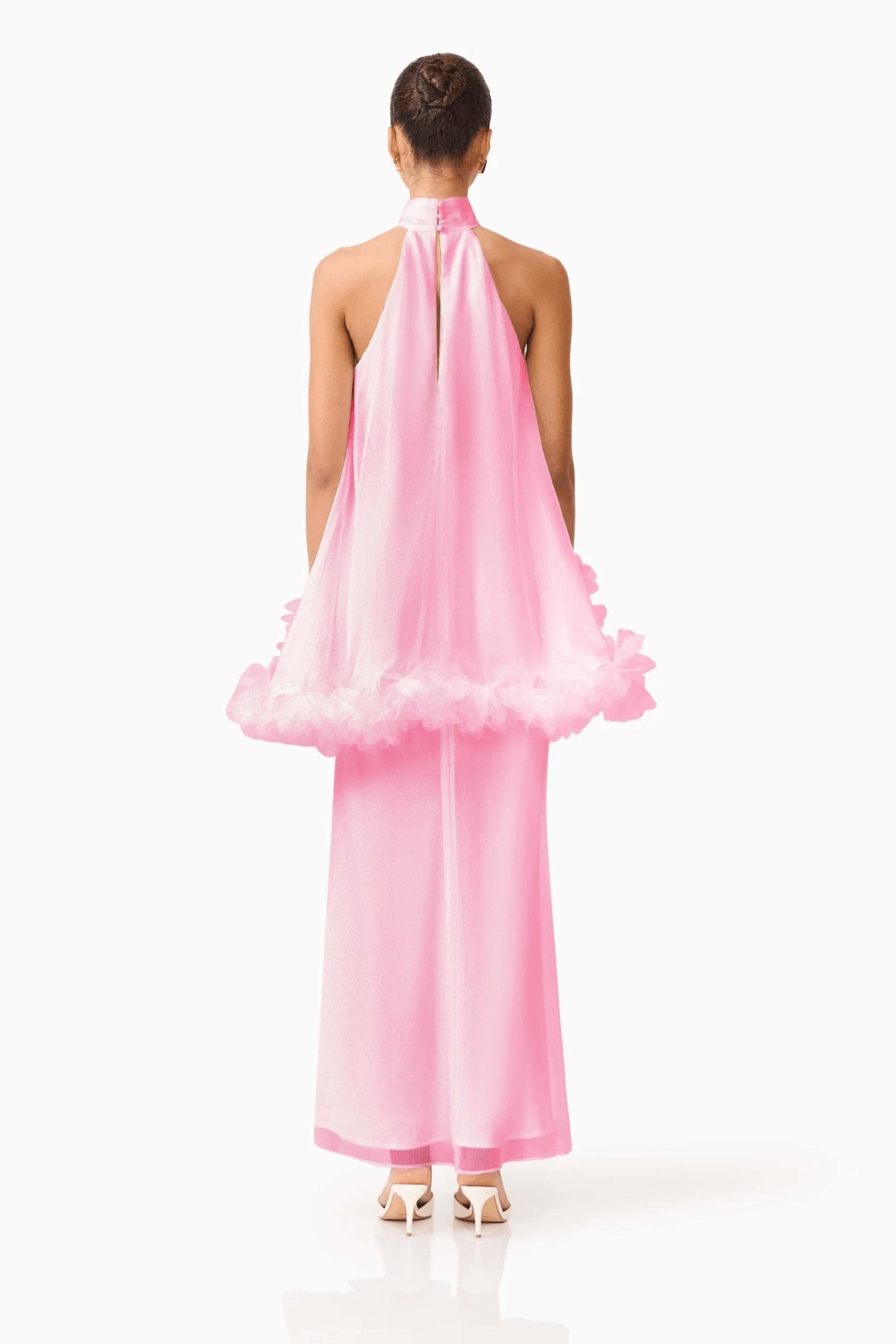 Elliat Poppy cape gown Dress 