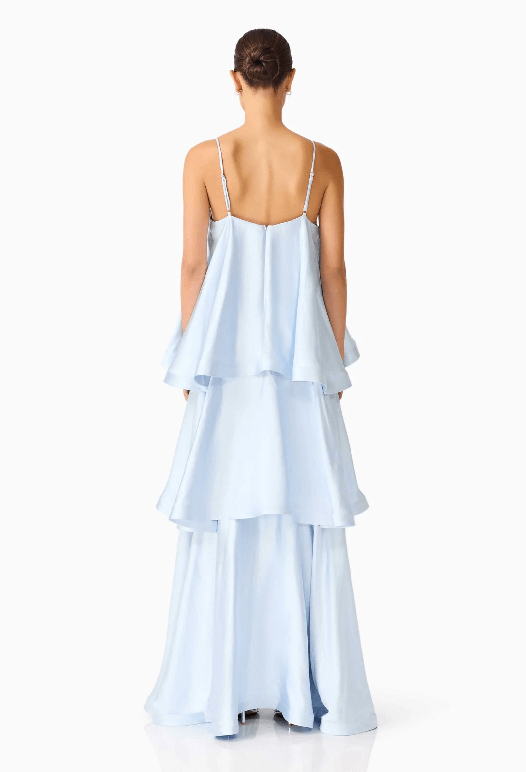 Elliat Tilly Tiered Maxi Dress Pale Blue Dress 