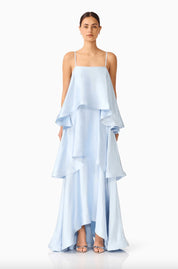Elliat Tilly Tiered Maxi Dress Pale Blue Dress 