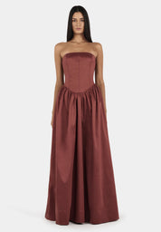 Hansen & Gretel Audrey Gown Pinot Dress 