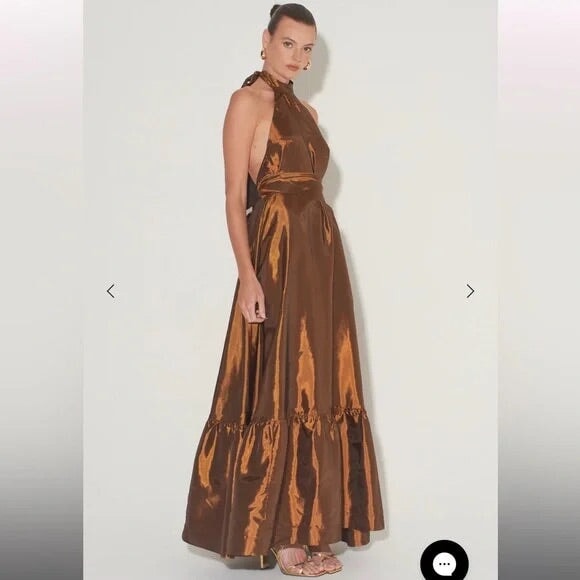 Hansen & Gretel Gateau Gown Copper Dress 