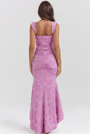 House of CB Cesca Rose Pink Maxi Floral Dress Dress 