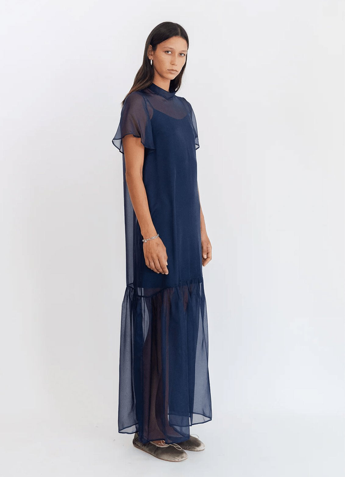Jillian Boustred Madeleine Dress Midnight Blue Dress 