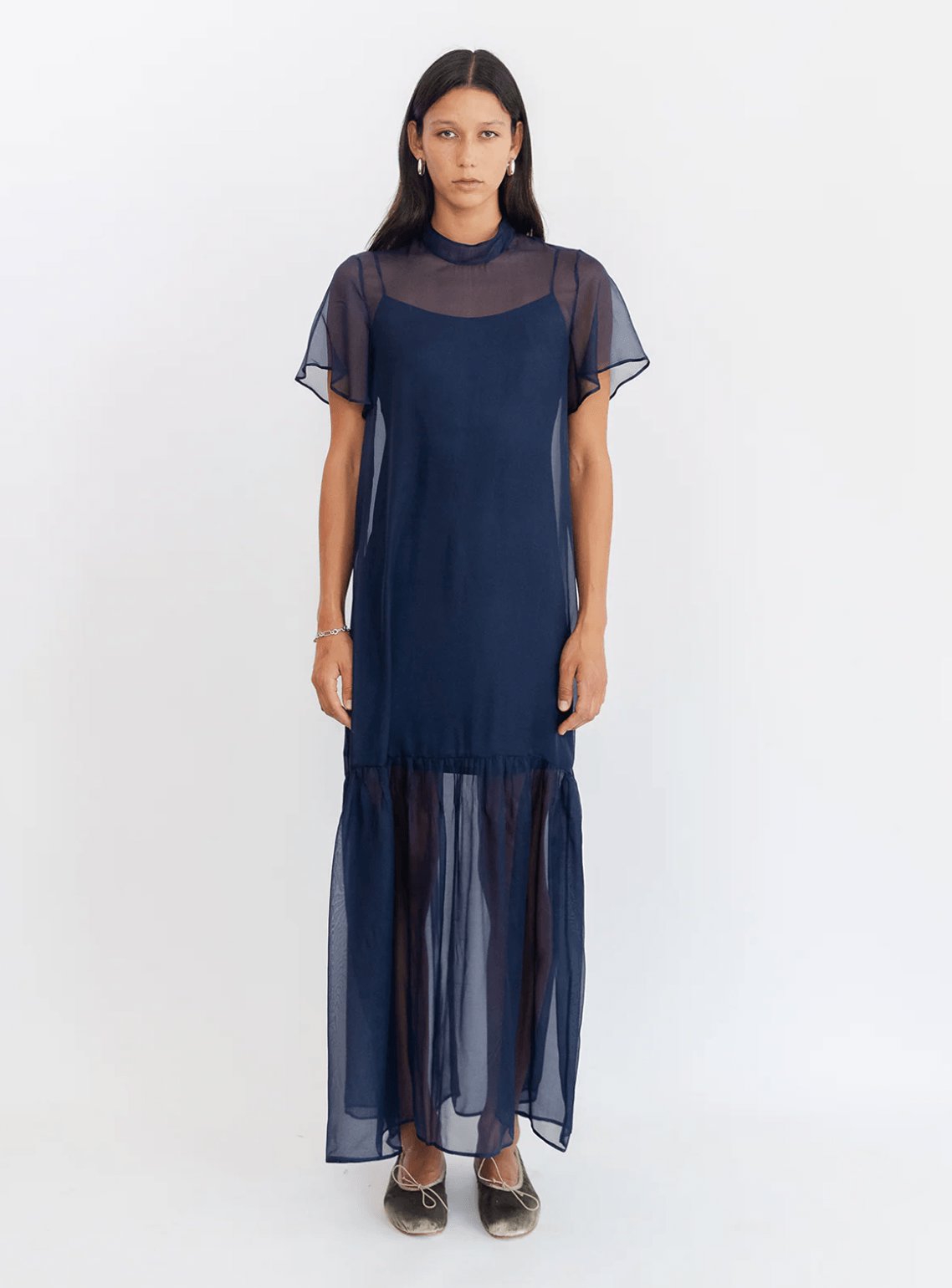 Jillian Boustred Madeleine Dress Midnight Blue Dress 