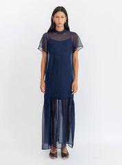 Jillian Boustred Madeleine Dress Midnight Blue Dress 