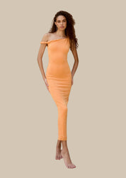 Johansen The Long Poppy Dress Orange Dress 