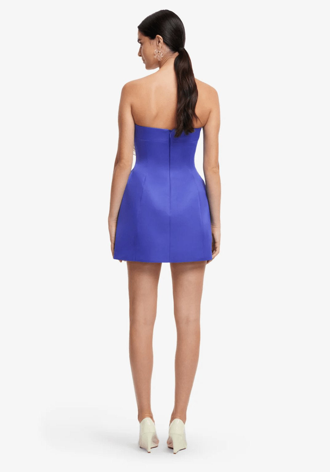 Leo Lin Rosario Appliqué Floral Bustier Mini Dress Dress 