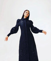 Mackenzie Mode Branching Out Midi Dress Black Dress 