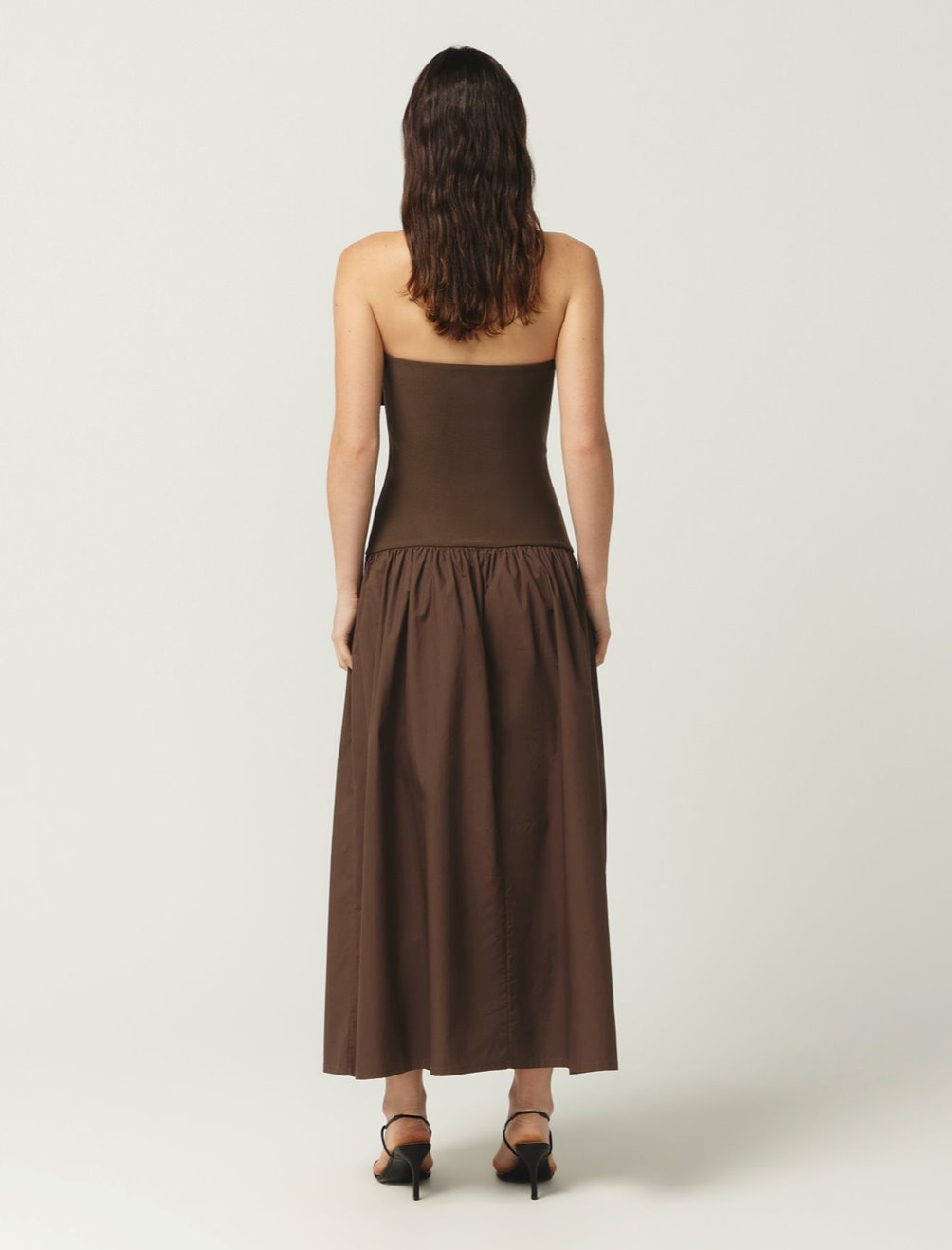 Maison Essentiele Buckle Dress Chocolate Dress 