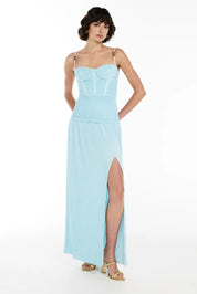 Manning Cartell Double Time Pleat Dress Aqua Spritz Dress 