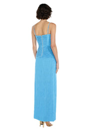 Manning Cartell Double Time Pleat Dress Cerulean Blue Dress 