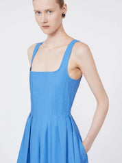 Max Mara Avio Long Sleeveless Cotton Dress Dress 