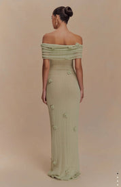 Meshki Brynn Orchid Knit Maxi Dress 