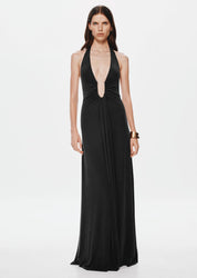 Misha The Jennifer Cupro Dress - Black Dress 