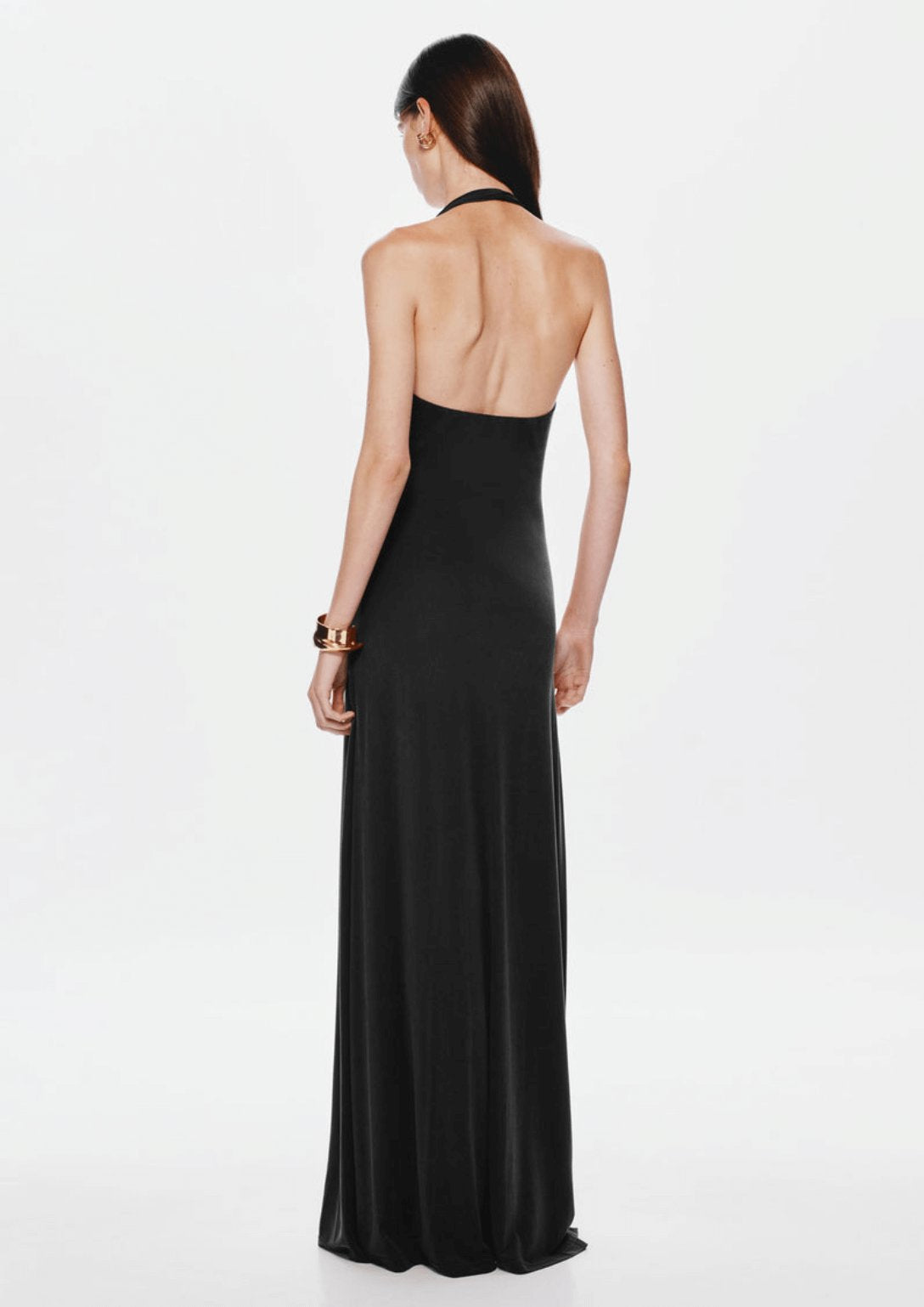 Misha The Jennifer Cupro Dress - Black Dress 