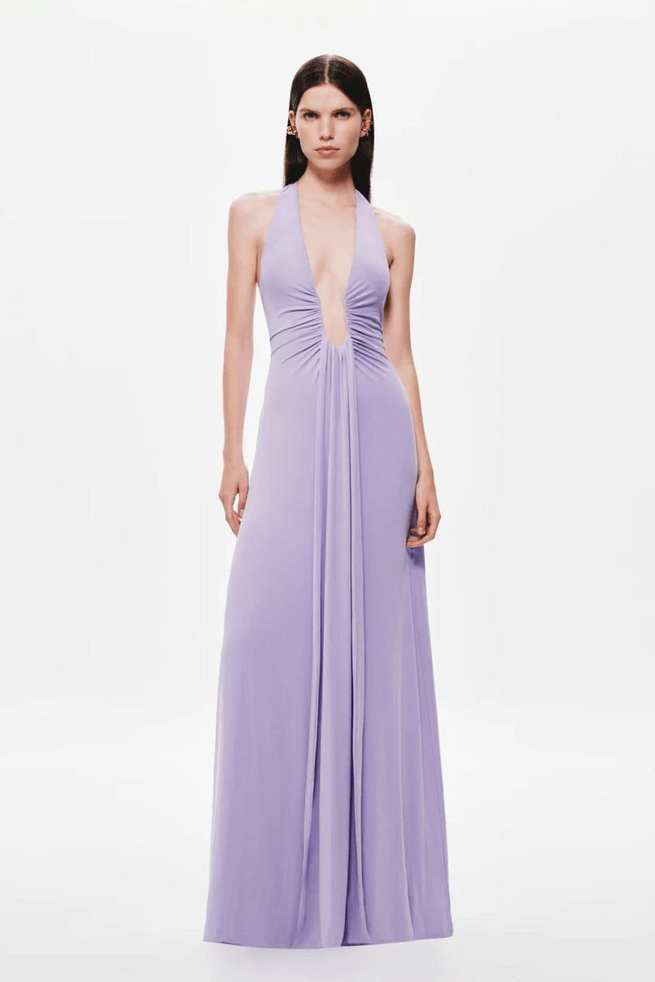 Misha The Jennifer Cupro Dress Lilac Dress 