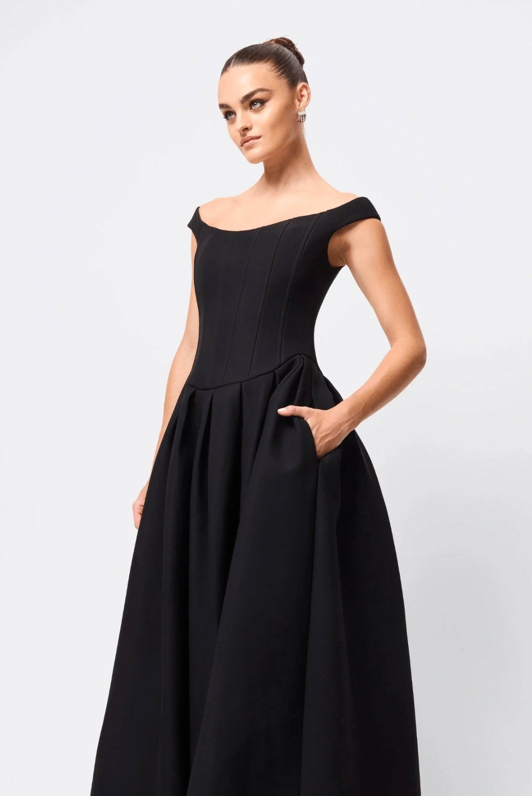Mossman Adoration Maxi Dress Black Dress 