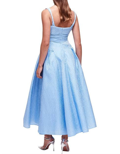 Rachel Gilbert Sophy Strap Dress Blue Dress 