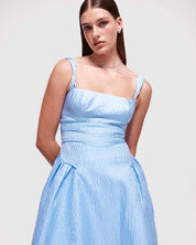 Rachel Gilbert Sophy Strap Dress Blue Dress 