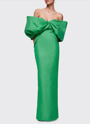 Rachel Gilbert Xavier Gown Green Dress 