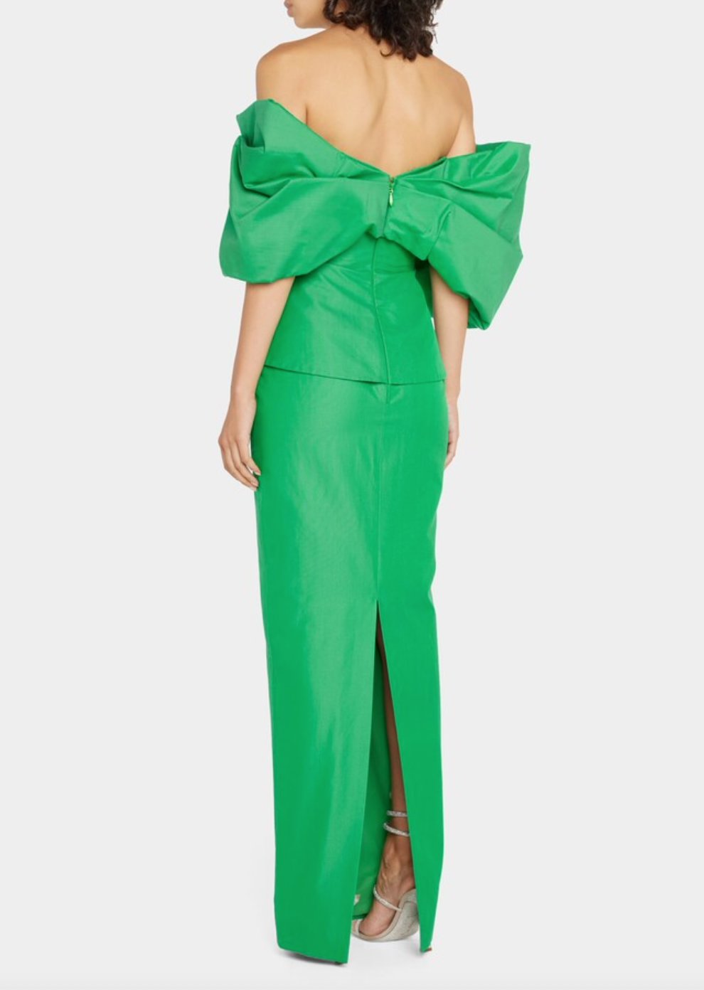 Rachel Gilbert Xavier Gown Green Dress 