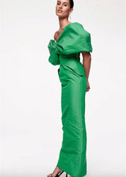 Rachel Gilbert Xavier Gown Green Dress 