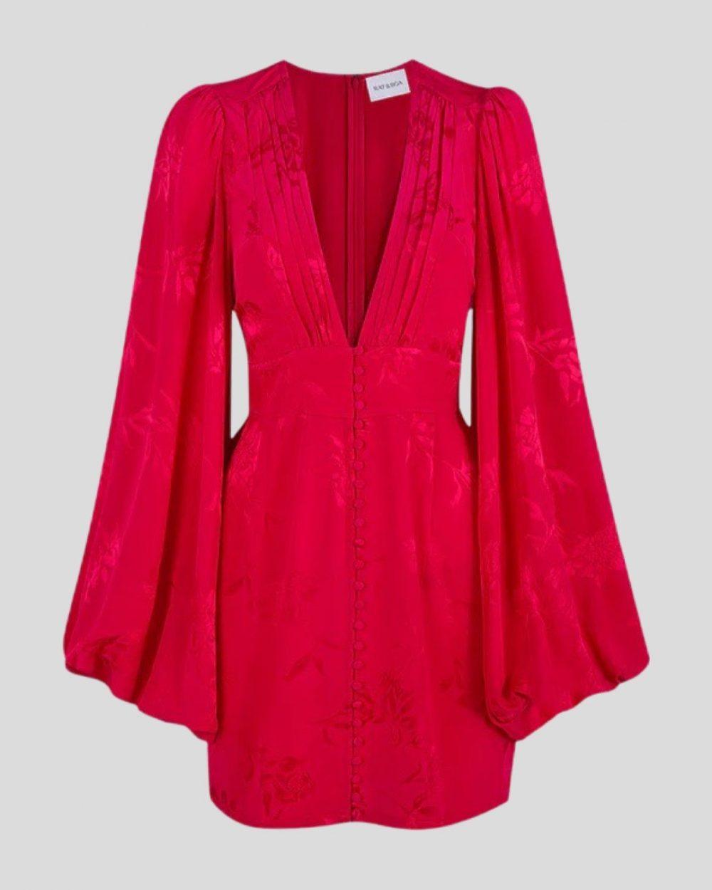 Rat & Boa Isabella Dress Red 