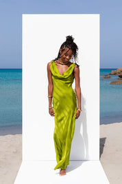 Rat & Boa Navarra Dress Lime 