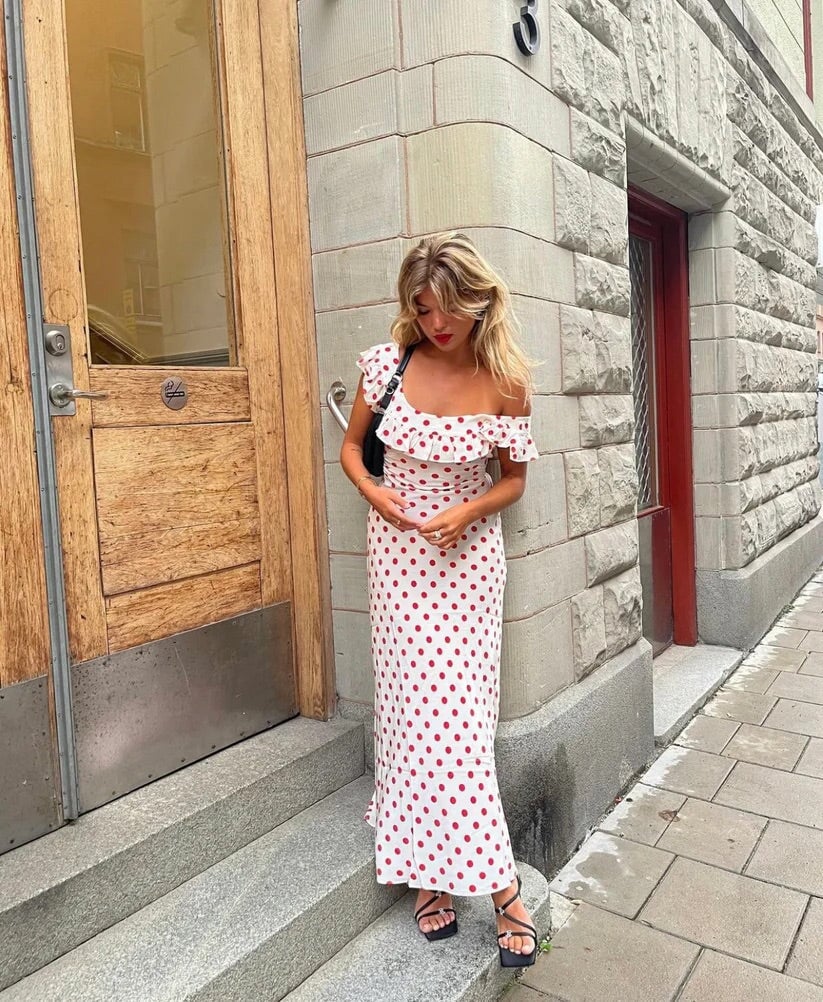 Realisation Par The Claudia Dress Super Dot Dress 