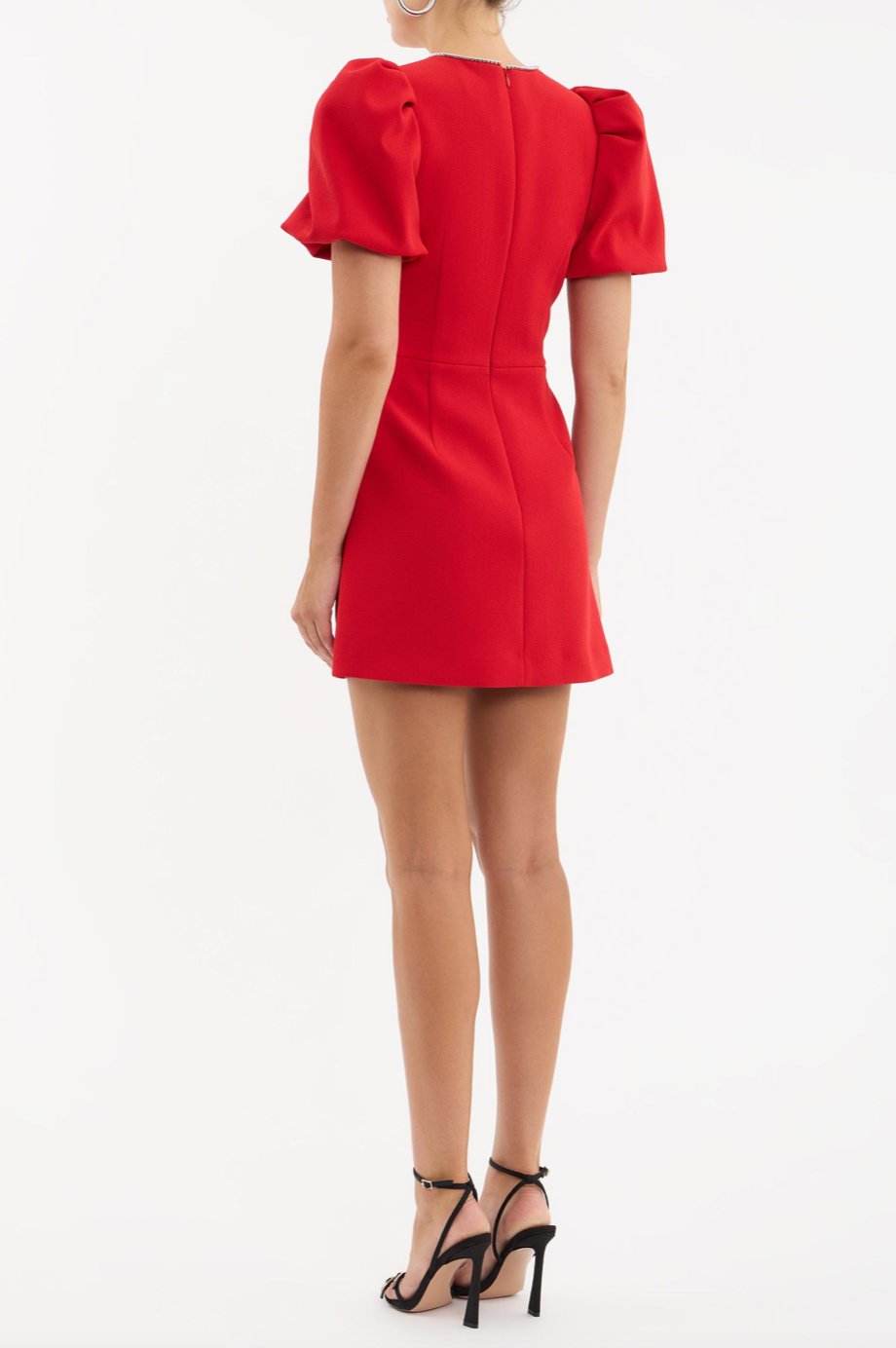 Rebecca Vallance Karina Puff Sleeve Mini Dress Dress 
