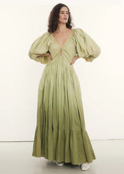 Rooh Birthday Gown Pistachio Ombre Dress 