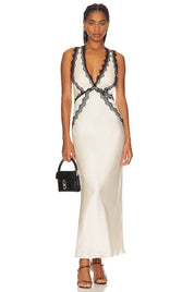 Shona Joy Camille Lace Cross Back Midi Dress Dress 