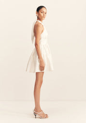 Shona Joy Lucero Silk Halter Mini Dress Dress 