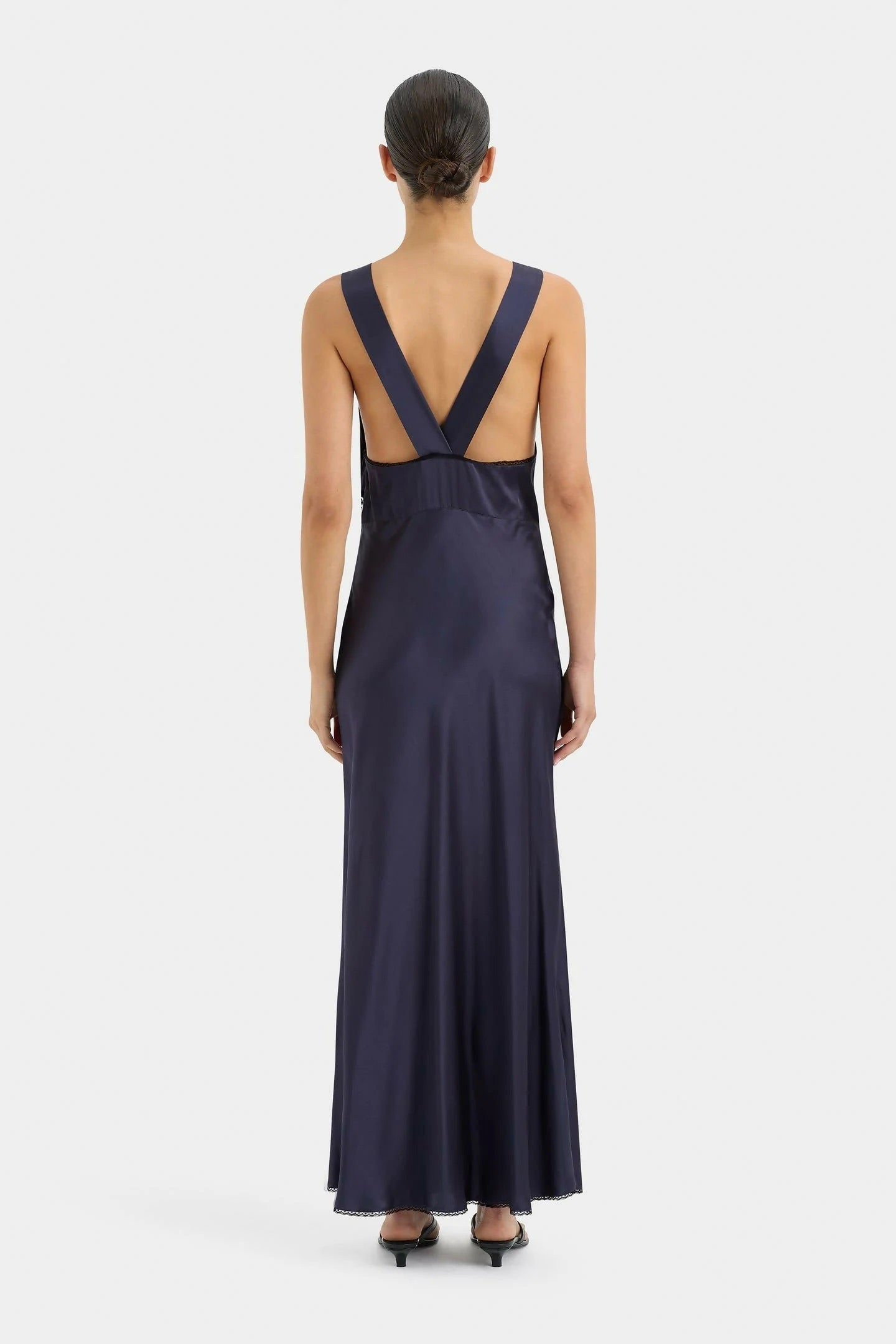 SIR Aries Cut Gown Navy Dress 