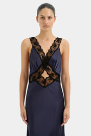 SIR Aries Cut Gown Navy Dress 