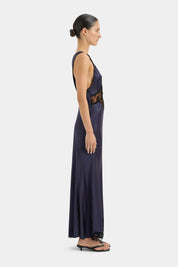 SIR Aries Cut Gown Navy Dress 