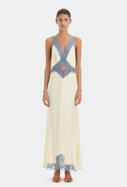 SIR Aries Cut Out Gown Butter Dress 