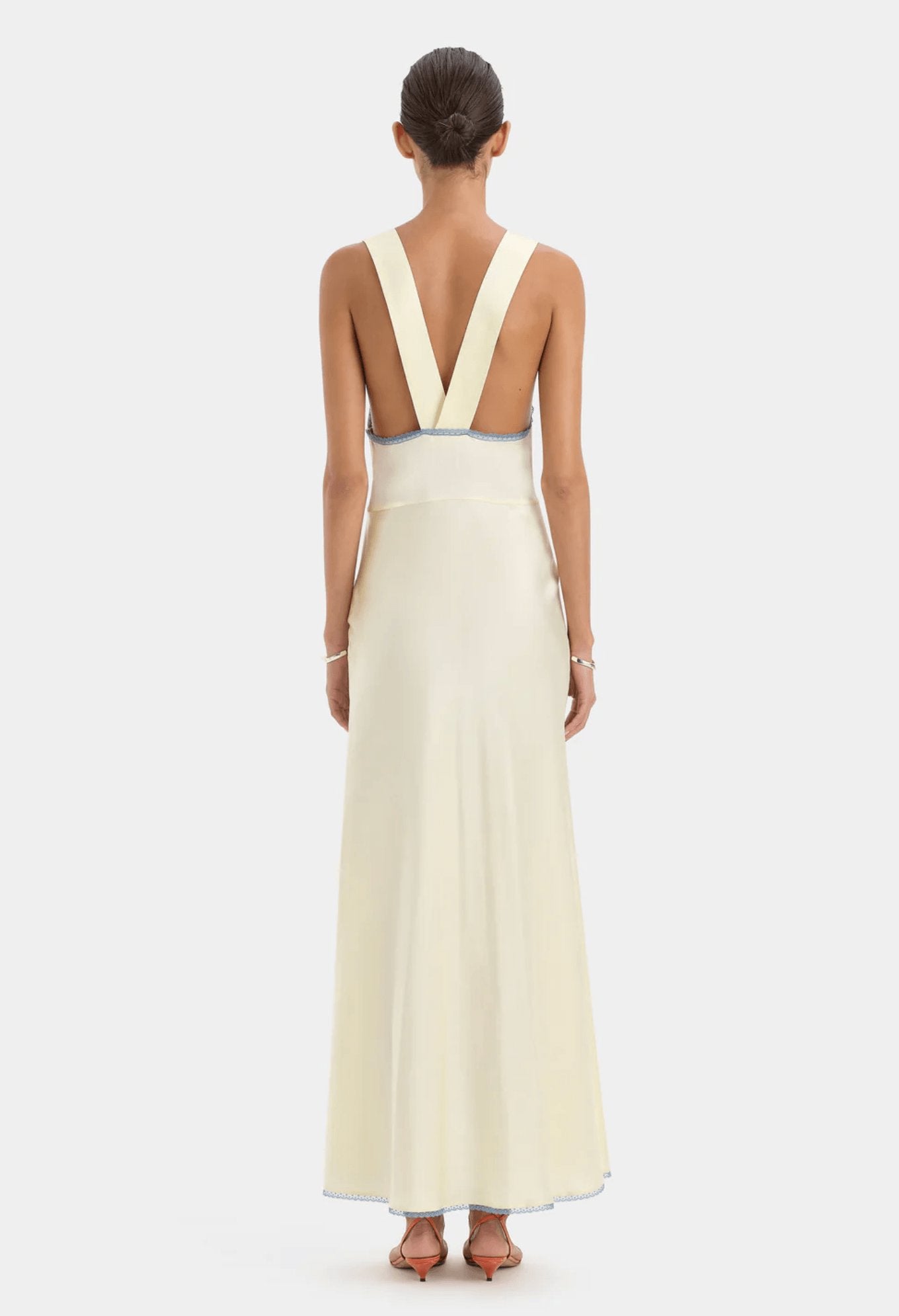 SIR Aries Cut Out Gown Butter Dress 