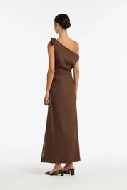 SIR Bettina Off Shoulder Dress Chocolate Dress 
