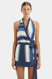 SIR Dazed Wrapped Halter Mini Dress Dress 