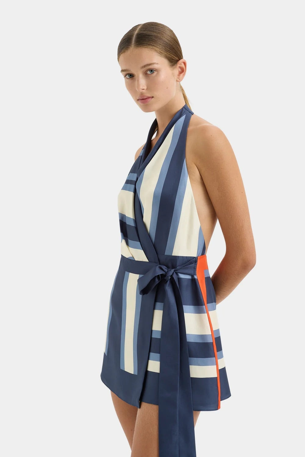 SIR Dazed Wrapped Halter Mini Dress Dress 