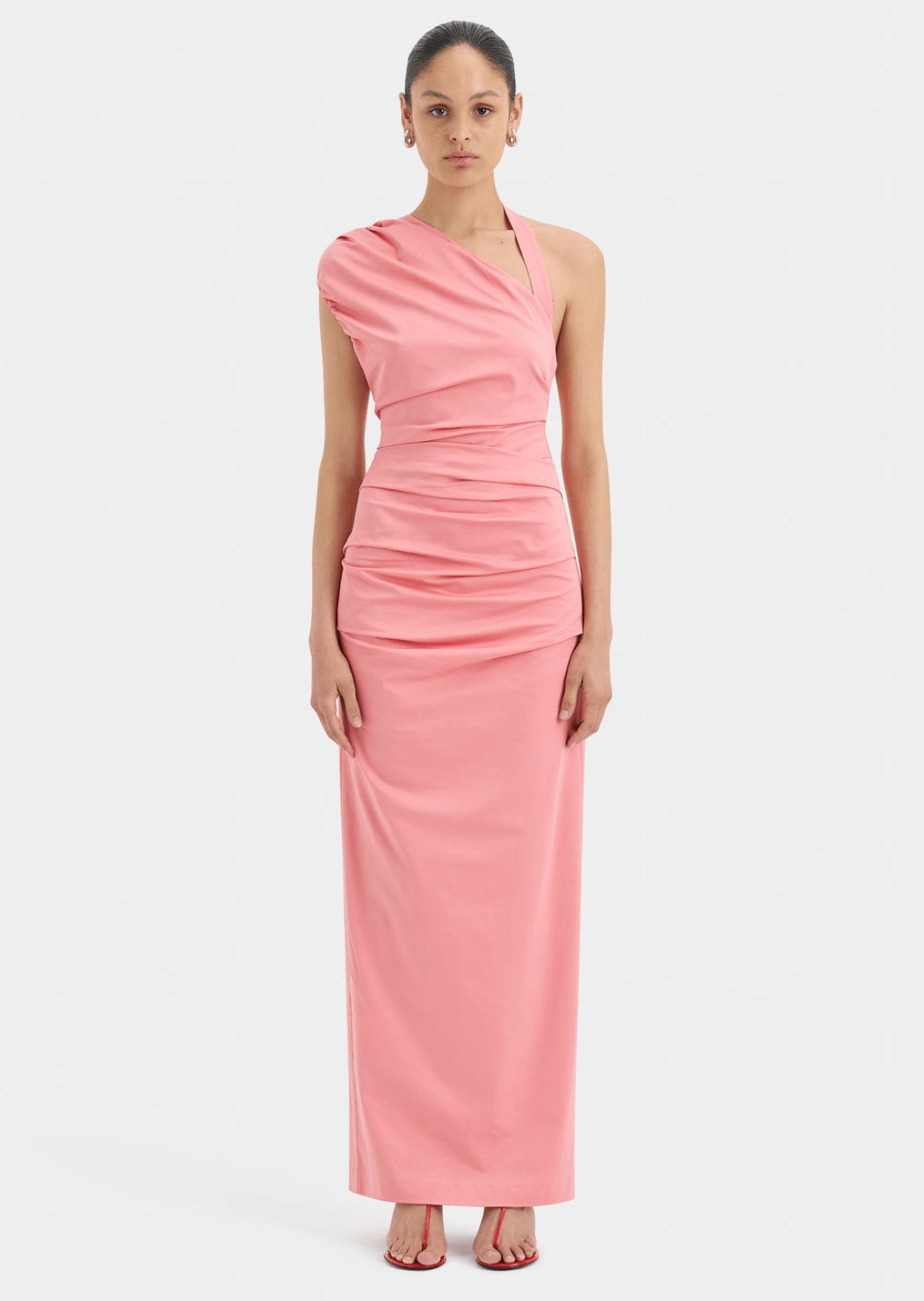 SIR Giacomo Gathered Gown Pink Dress 