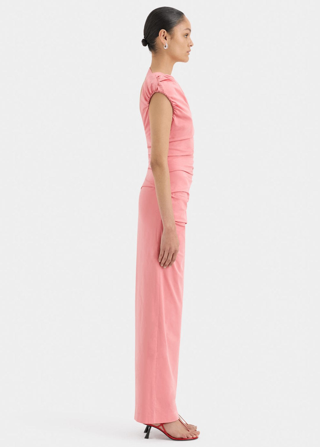 SIR Giacomo Gathered Gown Pink Dress 