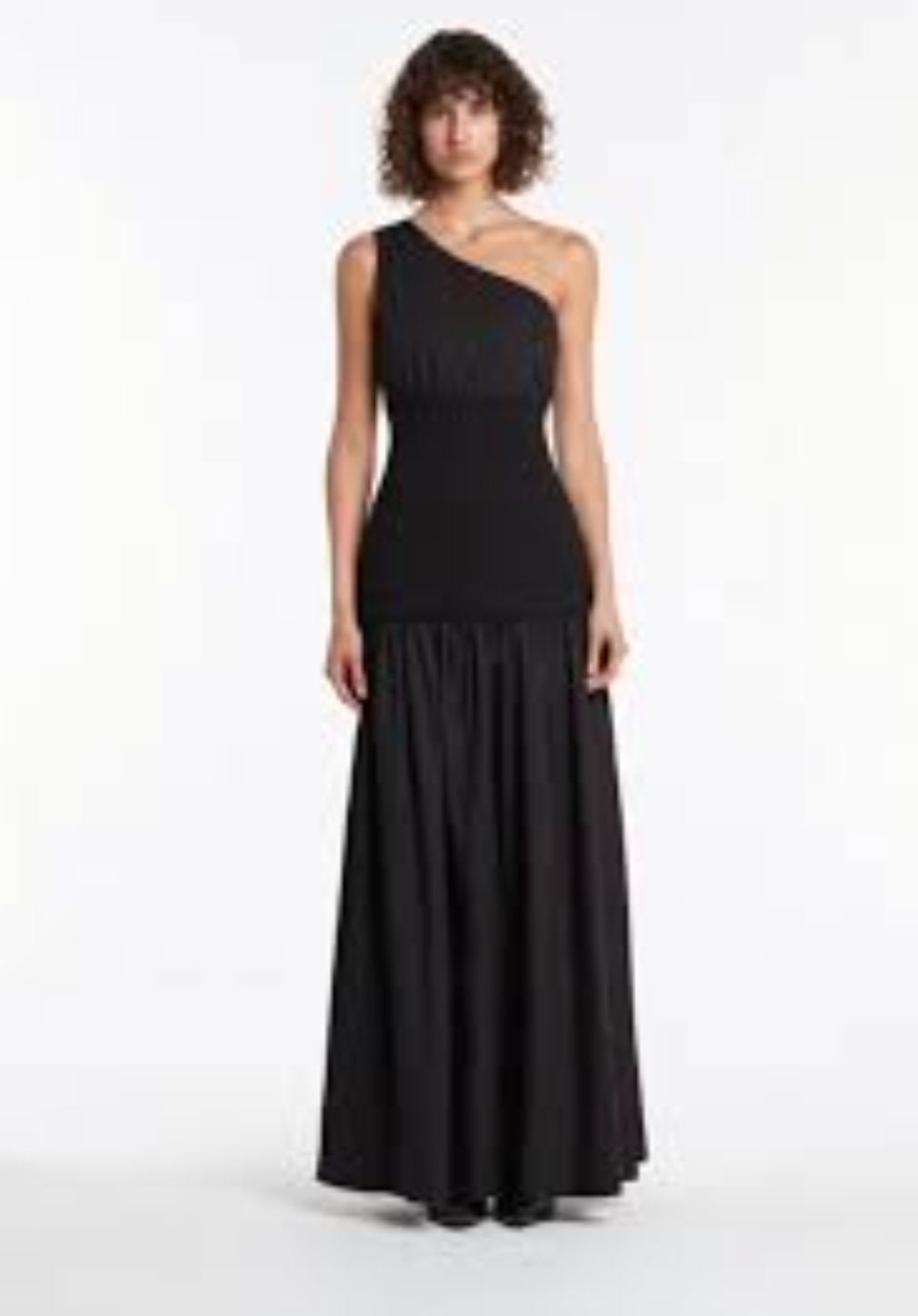 SIR Sign One Shoulder Gown Dress 
